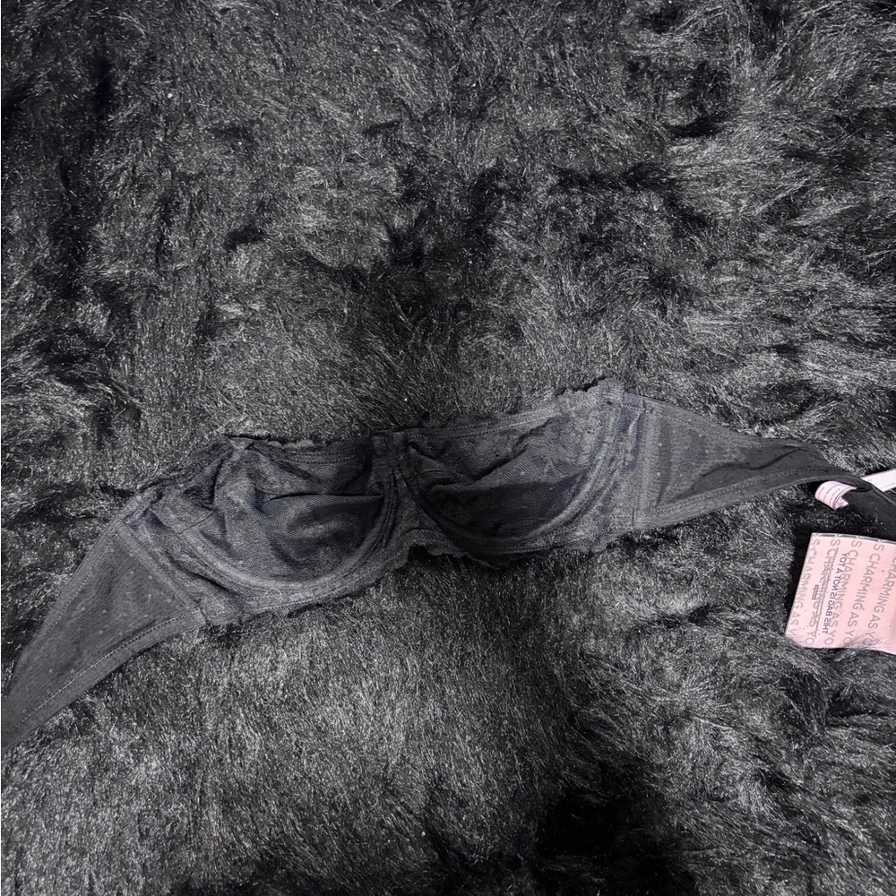 Dobreva Charcoal Lace Bra